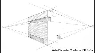 Perspectiva de 2 puntos para artistas  Muy fácil [upl. by Franklyn]