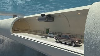 MegaProjekt in Norwegen Die ersten schwebenden UnterwasserTunnel weltweit [upl. by Dlorrej297]