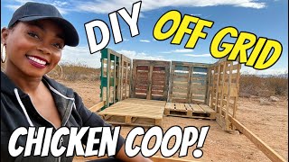 DIY OFF GRID CHICKEN COOP WE’RE GETTING CHICKENS ON OUR 50 ACRE HOMESTEAD🐣🥚 [upl. by Matthieu]