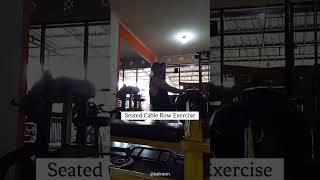 Seated Cable Row  Build a Strong Back gym workout fitness [upl. by Navaj]