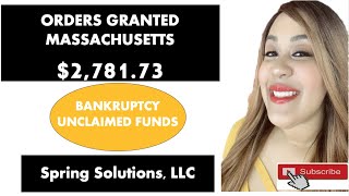 How to Receive Instant Payout  Massachusetts  UNCLAIMED FUNDS 278173 [upl. by Esch]