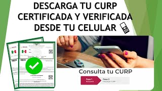 Como Descargar e Imprimir Tu Curp Por Internet GRATIS 2023 Facil y Rapido desde el Celular🔥 [upl. by Latricia]