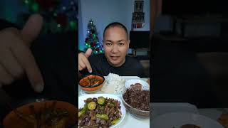 PORK DINUGUAN SISIG KAREKARE  MUKBANG [upl. by Ender]