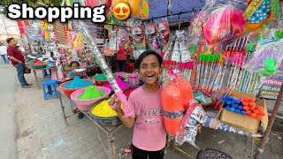 Finally Holi Ki Shopping 2022 😍 [upl. by Halac]