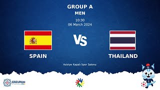 SPAIN vs THAILAND  Futsal DEAFLYMPICS ERZURUM 2024  Men Group Stage [upl. by Lynelle]