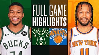 BUCKS at KNICKS  FULL GAME HIGHLIGHTS  December 23 2023 [upl. by Portland]