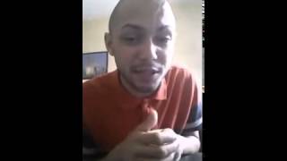 Video Joven Boricua cantando RAP CRISTIANO  Cierra tu puerta [upl. by Ecinue]