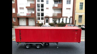 Italeri 754 Container Trailer  Build [upl. by Kacey]