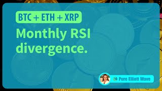 BTC ETH XRP Monthly RSI Divergence [upl. by Gualterio236]