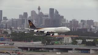 UPS 7478F N610UP  Arrival at Sydney [upl. by Htiffirg401]