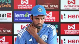 Indian Player Washington Sundar at the Prematch Press Briefing of 3rd ODI SL vs India [upl. by Luann996]