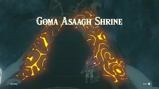 Zelda Breath of the Wild  Goma Asaagh Shrine  Hebra Tower Region [upl. by Parsifal617]