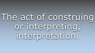 What does Construal mean [upl. by Ada]