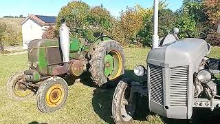 exposition de vieux tracteurs aujourdhui à aurade Gers jluc Loucas 2024 partie 1 [upl. by Sileas]