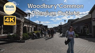 【4K60】 Walking Tour  Woodbury Common Premium Outlets in Central Valley New York [upl. by Nylorahs685]