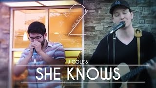 She Knows  LIVE  Starbucks J Cole Cover [upl. by Celinka526]