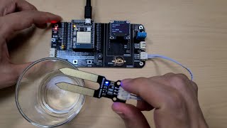 Controlling a soil moisture sensor on CircuitPython [upl. by Ayala610]