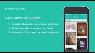 Tutorial Wallapop  Como utilizar el buscador iPhone [upl. by Retsel351]