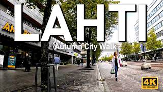 LAHTI  Autumn City Walk [upl. by Eiramesor]