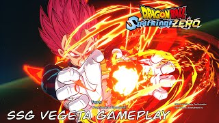 VEGETAS PROMINENCE FLASH IS AMAZING Vegeta Super Saiyan God Gameplay [upl. by Chappell]