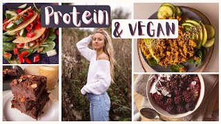 PROTEIN REZEPTE VEGAN ⫸ gesunde leckere amp einfache Gerichte mit viel pflanzlichem Protein [upl. by Adamski]