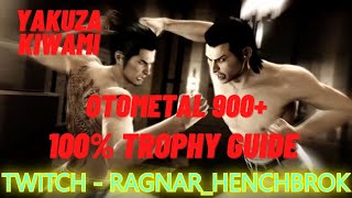 Otometal Haruka 900 Karaoke  Yakuza Kiwami 100 Trophy Guide [upl. by Welcome]