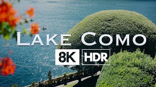 Lake Como Italy  8K HDR 60p [upl. by Marchal]