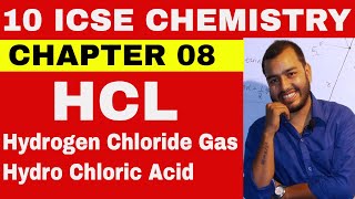 HCL  Hydrochloric Acid  ICSE CLASS 10 CHEMISTRY [upl. by Mills]