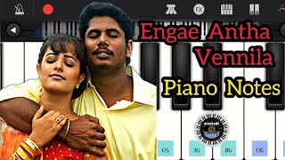 Enge Andha Vennila  Easy Piano Notes  Varushamellam Vasantham  Sirpy  Manoj  Kunal  Anitha [upl. by Hollenbeck]