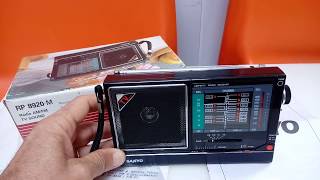 Radio Sanyo Rp 8920m Amfm Tv Vhf [upl. by Assillam11]