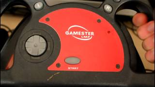 Gamester LMP Playstation Steering Wheel Review  Classic Retro Game Room [upl. by Zebadiah]