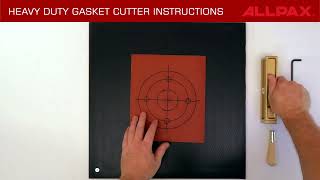 Allpax Heavy Duty Gasket Cutter Kit Instructional Video [upl. by Seldon437]