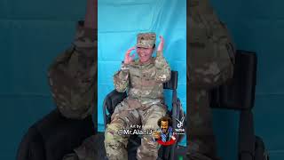 US ARMY LADY REACTS TO HER CARICATURE DRAWING BY Alani J IG MrAlaniJ [upl. by Suter125]