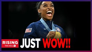 Simone Biles BOUNCES BACK In Paris Olympics WOWs The World With More Gold For TEAM USA [upl. by Essirehs]