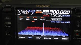 Yaesu FTDX10  10 Meter talk [upl. by Ettenahc644]