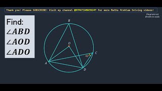 Finding Angles  Using Circle Theorems  Maths for GCSE IGCSE [upl. by Yeslah]