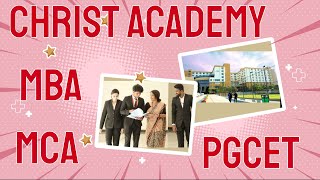 Christ Academy institute of Advanced studies Bangaloremcapgcet mba collegesChrist University mba [upl. by Eiger214]