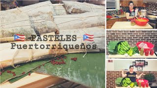 🇵🇷 Pasteles puertorriqueños🇵🇷 cocinaboricua comidatipica navidades pasteles guineo cocina [upl. by Cornie541]