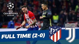 Atletico Madrid 2 vs 0 Juventus • UEFA Champions League • Hasil Pertandingan [upl. by Ahsiemal]