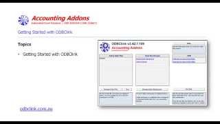 Getting Started with ODBClink [upl. by Lenuahs]