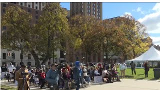 Demonstrators call for prison reform at Michigan capitol [upl. by Utter]