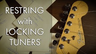 How To Properly ReString Your Locking Tuners  Tone Lab [upl. by Airakaz]