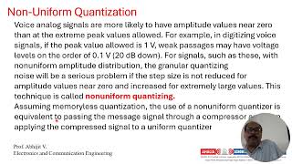 Non Uniform Quantization [upl. by Neelon98]