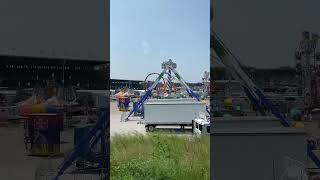 Fair fever It is hot hot hot Iowa State Fair 2024 iowa fair farm animals ride fun sun [upl. by Aitsirt468]