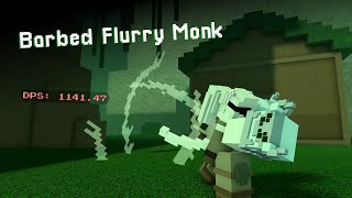 Barbed Flurry Monk Build  Voxlblade [upl. by Innad]