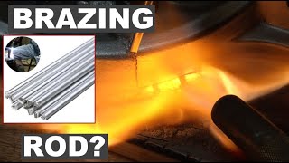 Does Aluminum Brazing Rod Actually Work Real World Fix Miter Saw Repair [upl. by Nauaj]