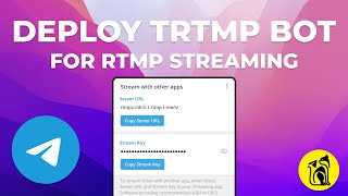 How To Deploy TRTMP Video Streamer Bot For Telegram RTMP Streaming  No Need Of Any Software [upl. by Suzette]