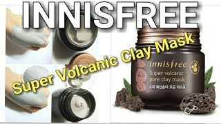 INNISFREE SUPER VOLCANIC PORE CLAY MASK REVIEW BAHASA Novie Marru [upl. by Arua]