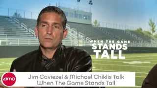 Jim Caviezel amp Michael Chiklis Talk WHEN THE GAME STANDS TALL With AMC [upl. by Pepi]