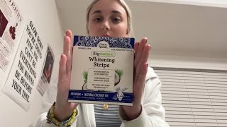 trying out whitening strips￼ [upl. by Carissa662]